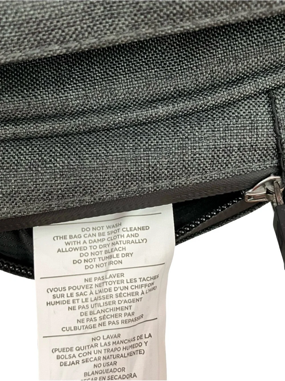 Zusa Backpack Heather Gray Laptop Messenger Branded New Embroidered Logo Phiar